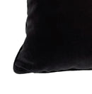 Cojín Rufino Negro (Velvet) 50 x 50 cm