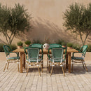 Silla Amelie Verde con Blanco