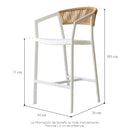 Banco Porto Blanco Asiento Textilene