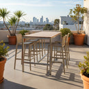 Banco Milos Gris 75 cm