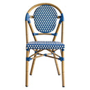 Silla Canah Azul con Crema
