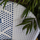 Silla Celie blanco / azul