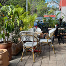 Silla Celie blanco / negro