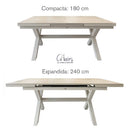 Mesa Expandible de Piedra Sinterizada