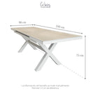 Mesa Expandible de Piedra Sinterizada