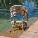 Silla Celie blanco / azul