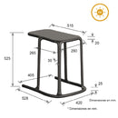 Mesa Lateral Uno Negro