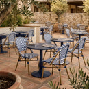 Silla Le Mans Azul con Blanco