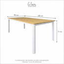 Mesa Rectangular Creta Blanca