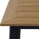 Mesa Periquera Esparta Cuadrada Gris