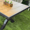 Mesa Expandible Veneto Gris Obscuro