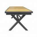 Mesa Expandible Veneto Gris Obscuro