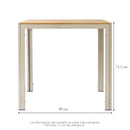 Mesa Loreto Gris Obscuro