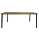 Mesa Rectangular Creta Gris Obscuro