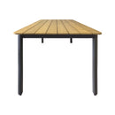 Mesa Rectangular Creta Gris Obscuro