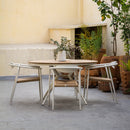 Silla Mykonos Blanca con beige