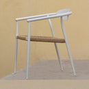 Silla Mykonos Blanca con beige