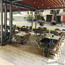 Silla Nantes Negro con Blanco