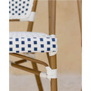 Silla Nantes Blanco con Azul
