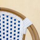 Silla Nantes Blanco con Azul