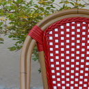 Silla Nantes Rojo con Blanco