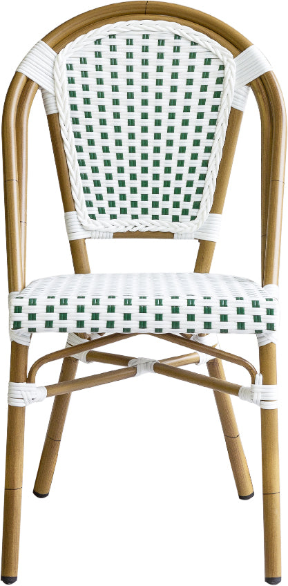 Silla Nantes Blanco con Verde