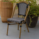 Silla Nantes Negro con Blanco