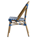 Silla Normandía Blanco con Azul