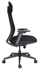 Silla de Oficina Quo Con Cabecera Negro