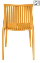 Silla Milos sin Brazo Amarilla