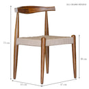 Silla Oslo Tejida Beige