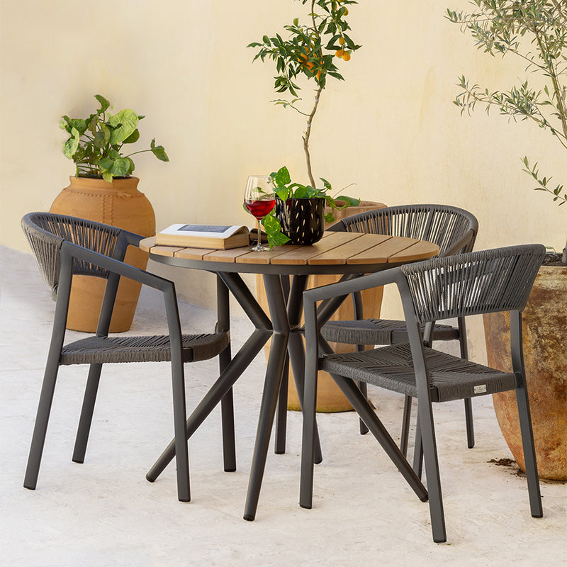 Silla Porto Gris Obscuro