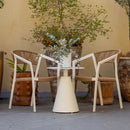 Silla Porto Blanco con beige
