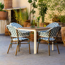 Mesa Creta Blanca 90x90