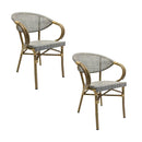 Set de 2 Sillas Napoleón Miel