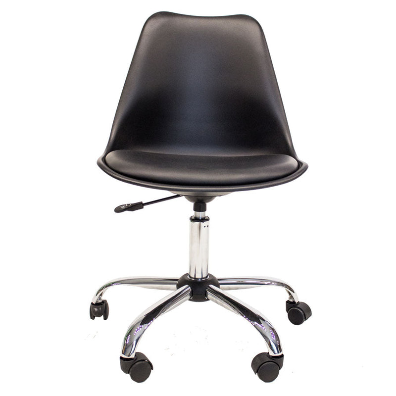 Silla Tipo Eames De Oficina Blanca