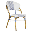 Silla Celie blanco / azul