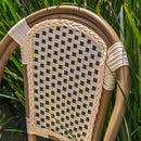 Silla Nantes Crema con Café