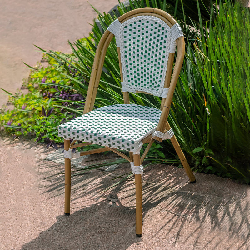 Silla Nantes Blanco con Verde