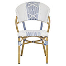 Silla Celie blanco / azul