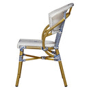 Silla Celie blanco / azul