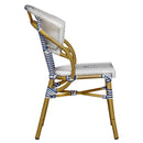 Silla Celie blanco / azul