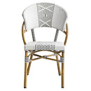 Silla Celie blanco / negro