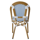 Silla Nantes Blanco con Azul