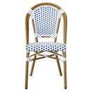 Silla Nantes Blanco con Azul