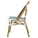 Silla Nantes Blanco con Azul
