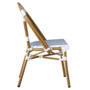 Silla Nantes Blanco con Azul
