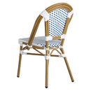 Silla Nantes Blanco con Azul