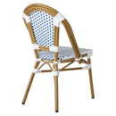 Silla Nantes Blanco con Azul