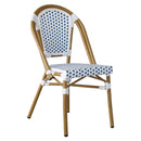 Silla Nantes Blanco con Azul